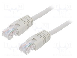 Patch cord; U/UTP; 5e; stranded; CCA; PVC; grey; Len: 30m; 26AWG