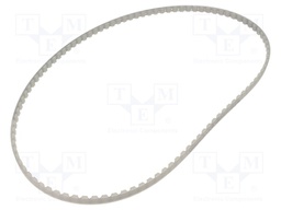 Timing belt; AT10; W: 10mm; H: 5mm; Lw: 1000mm; Tooth height: 2.5mm