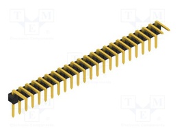 Connector: pin strips; pin header; male; PIN: 23; 2.54mm; THT; 1x23