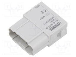 Connector: HDC; male; 250V; 10A; PIN: 12; push-in; -40÷125°C; UL94V-0