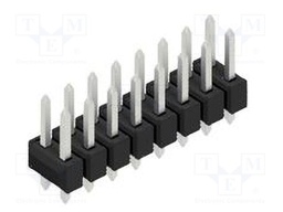 Connector: pin strips; pin header; male; PIN: 16; 2.54mm; THT; 2x8