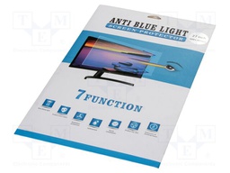 Anti Blue Light Filter; natural (transparent); Thk: 0.5mm; 27"