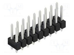 Connector: pin strips; pin header; male; PIN: 18; 2.54mm; THT; 2x9