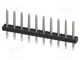 Pin strip, nominal cross section: 0.5 mm?, color: black, nom