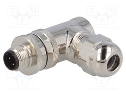 Plug; M12; PIN: 4; male; A code-DeviceNet / CANopen; for cable