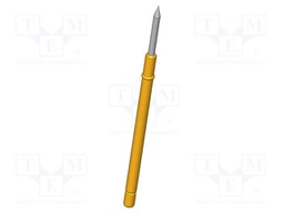 Test needle; Operational spring compression: 4mm; 5A; Ø: 1mm; 5N