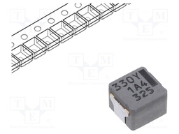 Power Inductor (SMD), Choke Coil, 34 µH, 2.6 A, Wirewound, 4.8 A, PCC-M0754M Series