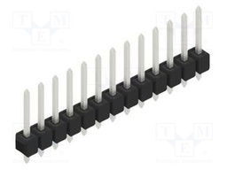 Connector: pin strips; pin header; male; PIN: 13; 2.54mm; THT; 1x13