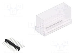 Connector: pin strips; pin header; male; PIN: 12; 1.27mm; SMT; 1x12