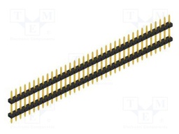 Connector: pin strips; pin header; male; PIN: 36; 2mm; THT; 1x36