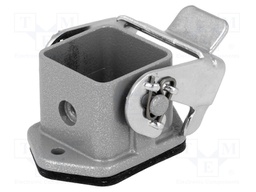 Enclosure: for HDC connectors; C146; size A3; with latch; IP65