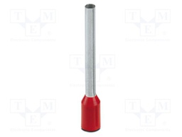 Tip: bootlace ferrule; insulated; copper; 1.5mm2; Bit len: 18mm