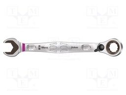 Key; combination spanner,with ratchet; 14mm; Overall len: 187mm