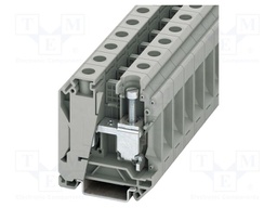 Splice terminal: rail; grey; screw terminal; polyamide; TS32,TS35