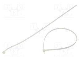 Cable tie; multi use; L: 400mm; W: 4.6mm; polyamide; 216N; natural