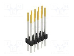 Connector: pin strips; pin header; male; PIN: 10; 2.54mm; THT; 2x5
