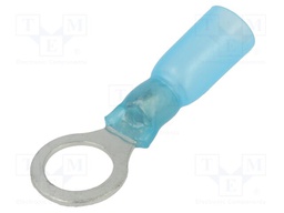 Tip: ring; M8; Ø: 8.4mm; 1.5÷2.5mm2; crimped; for cable; insulated