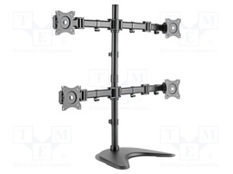 Stand; 8kg; 27"; black; Arm len: 363mm; Standard: 75x75mm,100x100mm
