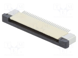Connector: FFC (FPC); horizontal; PIN: 30; ZIF; SMT; 500mA; tinned