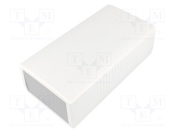 Enclosure: with panel; X: 100mm; Y: 190mm; Z: 60mm; ABS; light grey