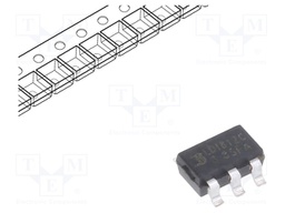 IC: voltage regulator; LDO,linear,fixed; 3.3V; 50mA; SOT23-5; SMD