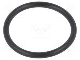O-ring gasket; NBR rubber; Thk: 3mm; Øint: 30mm; black; -30÷100°C
