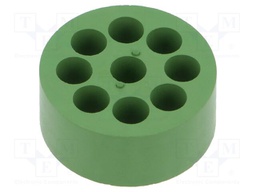 Insert for gland; with metric thread; Size: M40; IP54; Holes no: 9