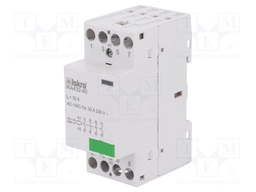 Contactor: 4-pole installation; NO x4; 230VAC; 32A; DIN; IKA
