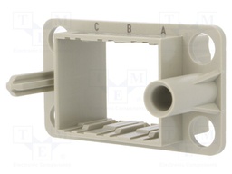 Frame for modules; Han Modular; size 10B; with lock; A..C marks
