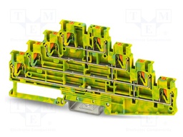 Splice terminal: rail; PT; push-in; PA; 0.14÷4mm2; ways: 4; W: 5.2mm