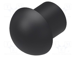 Stopper; polyamide; black; L: 15.5mm; -20÷100°C; Entrelec; Size: 24