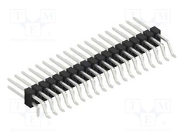 Connector: pin strips; pin header; male; PIN: 38; 2.54mm; SMT,THT