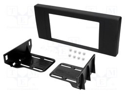 Radio mounting frame; BMW; 2 DIN; black