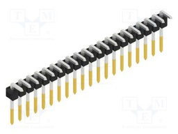 Connector: pin strips; pin header; male; PIN: 20; 2.54mm; THT; 1x20