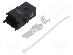 Connector: rectangular; male; Han 1A; PIN: 4; 3P+PE; size 1A