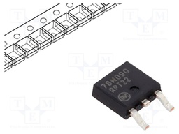 Linear Voltage Regulator, 7809, Fixed, 35V In, 9V And 0.5A Out, TO-252-3