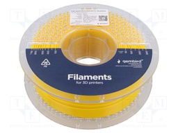 Filament: PET-G; 1.75mm; yellow; 220÷260°C; 1kg; High Speed