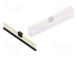 Connector: pin strips; pin header; male; PIN: 33; 2.54mm; SMT; 1x33