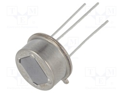 Sensor: infrared detector; Usup: 2.5VDC; Case: TO5