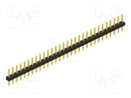 Connector: pin strips; pin header; male; PIN: 30; 2mm; THT; 1x30