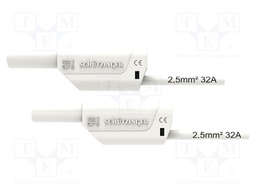 Test lead; 32A; 4mm banana plug-4mm banana plug; Urated: 1kV