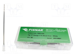 Needle: steel; 4"; Size: 17; straight; 1.04mm; Mounting: Luer Lock