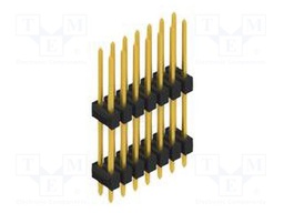 Connector: pin strips; pin header; male; PIN: 14; 2.54mm; THT; 2x7