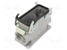 Enclosure: for HDC connectors; C146; size E16; with double latch