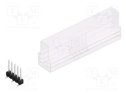 Connector: pin strips; pin header; male; PIN: 5; 2.54mm; SMT; 1x5