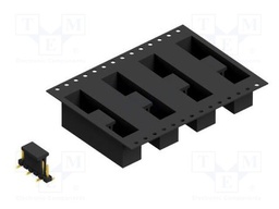 Connector: pin strips; pin header; male; PIN: 6; 2.54mm; SMT; 1x6