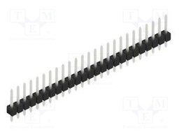 Connector: pin strips; pin header; male; PIN: 25; 2.54mm; THT; 1x25