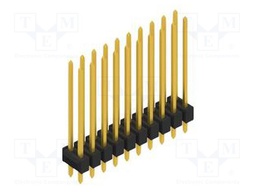 Connector: pin strips; pin header; male; PIN: 20; 2.54mm; THT; 2x10