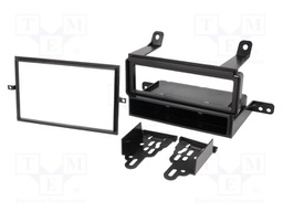 Radio mounting frame; Nissan; 1 DIN; black