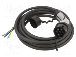 Cable: eMobility; 480V; 26.6kW; wires,Type 2; IP44; 7m; 32A